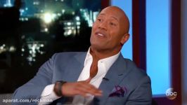 مصاحبه Jimmy Kimmel Dwayne Johnson