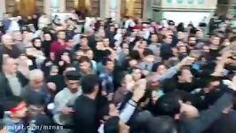 استقبال مردم دکتر احمدی نژاد در امام زاده صالح تهران