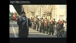 مداحی کربلائی غلامعلی جابری دسته سینه زنی خیابان بهار تبریز