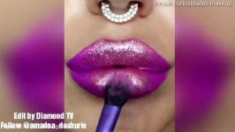 Tutoriais incríveis de batom lipstick tutorials pilation Amazing lip art design 2017