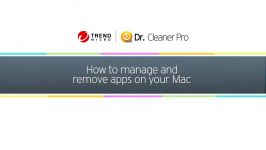 Dr. Cleaner Pro for Mac  App Manager