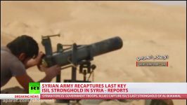 Syrias liberation Army recaptures last major ISIS stronghold