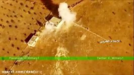 تصاویر پهپاد شلیک موشک توفان در سوریه توسط حزب الله