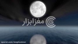 مجموعه فوتیج ویدیویی حرکت ماه در آسمان