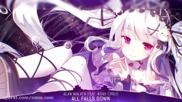 Nightcore  All Falls Down  Alan Walker Lyrics