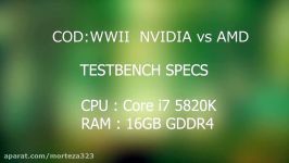 Call Of Duty World War 2 II  NVIDIA vs AMD  Performance Benchmark 1080p  1440p  4K COD WW2