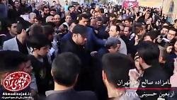 نمای ویژه حضور دکتر احمدی نژاد در امامزاده صالح ع