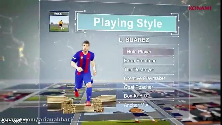 تریلر بازی فوتبال فوق العاده پی اس ۲۰۱۷ اندروید – PES2017 PRO EVOLUTION SOCCER