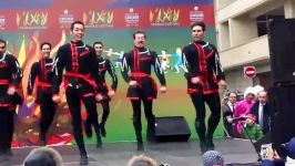 رقص آذری شالاخو گروه اوتلار در فستیوال باکو Azeri Dance Shalakho OtLAR Baku