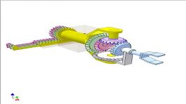 Geared spherical wrist mechanism