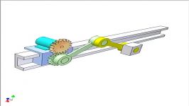 Slider crank mechanism of equal crank and conrod length 3