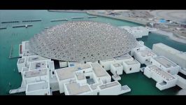 تصاویر هوایی موزه لوور ابوظبی