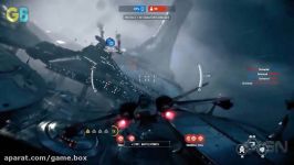 نه دقیقه گیم پلی سفینه های Star Wars Battlefront 2