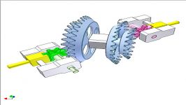 Gear box of sheet metal bevel gears 1