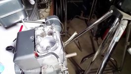 See Through Engine  4K Slow Motion Visible Combustion