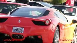 Custom Yellow Red Ferrari 458