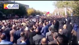 حضور پرشور مردم تبریز در مراسم تشییع پیکر شهید فرهنگی والا