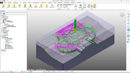 PowerMill 2018 Getting Started  Tutorial 4  Semi finishing Toolpaths