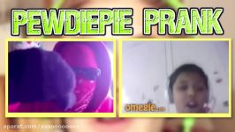 PEWDIEPIE PRANK ON OMEGLE Omegle Pranks