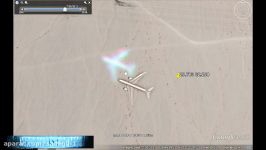 Mysterious GHOST AIRLINER ON GOOGLE EARTH ANTI GRAVITY UFO Military Jumbo JET