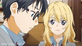 انیمه عاشقانه دروغ اوریل  your lie in april قسمت 3 فارسی