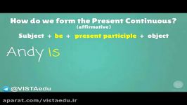 کتاب انگلیسی پایه نهم.گرامرPresent continuous