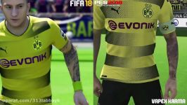 FIFA 18 vs PES 18 Tattoos Comparison