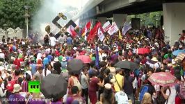 No Trump Manila protesters burn effigy of US president