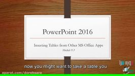 آموزش آنلاین نرم افزار پاورپوینت PowerPoint  جلسه 6