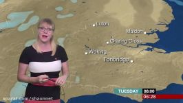 Kate Kinsella  BBC London Weather 07Nov2017 HD