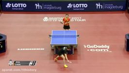 2017 German Open Highlights Zhu Yuling vs Chen Meng Final