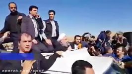 سخنان روحانی در جمع مردم سرپل ذهاب