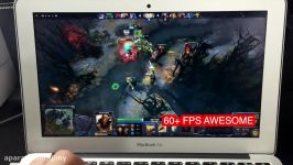 2015 Macbook Air 11 DOTA 2 Gaming Test HD6000 Broadwell