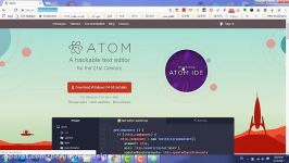 آموزش ادیتور atom به همراه پلاگین های مهم در 7 دقیقه