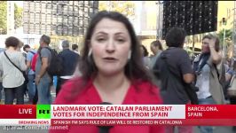 Landmark Vote Catalan parliament votes for independence from Spain