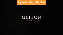 پروژه آماده افترافکت لوگو glitch