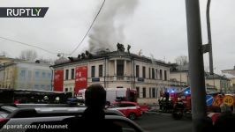 Fire breaks out at iconic Pushkin art museum in the heart of Moscow