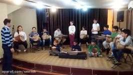 تمرین گروه نوازی استاد محمدرضا میرحسینی موسسه رازان