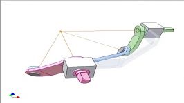 Spherical 4 bar linkage mechanism 2b