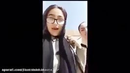 فیلمی دو دختر اصفهانی قبل خودکشیشان پرت شدن پل، بخاطر عشقشون نه بخاطر