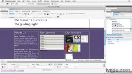 آموزش CSS فصل چهارم استفاده Dreamweaver  بخش پنجم