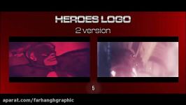 دانلود پروژه افتر افکت Heroes Logo نمایش لوگو سه بعدی