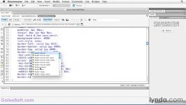 آموزش CSS فصل چهارم استفاده Dreamweaver  بخش هشتم