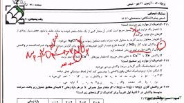 حل آزمون شیمی پیش قلم چی 21 مهر 96  استاد اسماعیلی