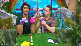 CBeebies Make a Dinosaur Sock Puppet with CBeebies Presenters Andy and Alex