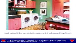 Bosch Washer Repair Los Angeles