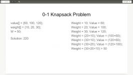 Dynamic Programming  Set 10 0 1 Knapsack Problem  GeeksforGeeks