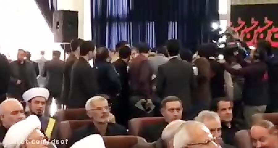 حضور دکتر احمدی نژاد در مراسم پدر حاج قاسم سلیمانی 3