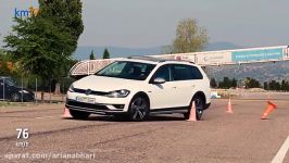 اخبار خودرو  تست مانور ناگهانی  Volkswagen Golf