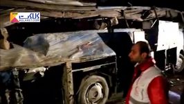 تصاویری محل سقوط مرگبار اتوبوس در گردنه گدوک